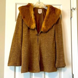 Nanette Lepore Rabbit Fur Coat